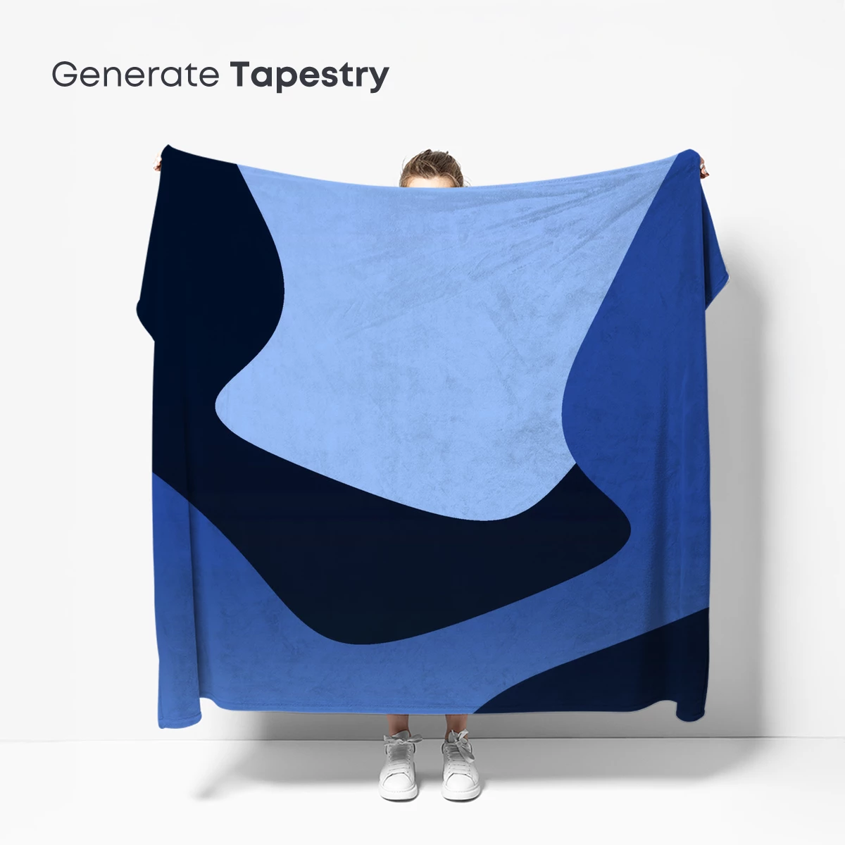 Abstract Blue Waves: A Digital Odyssey - Image 5