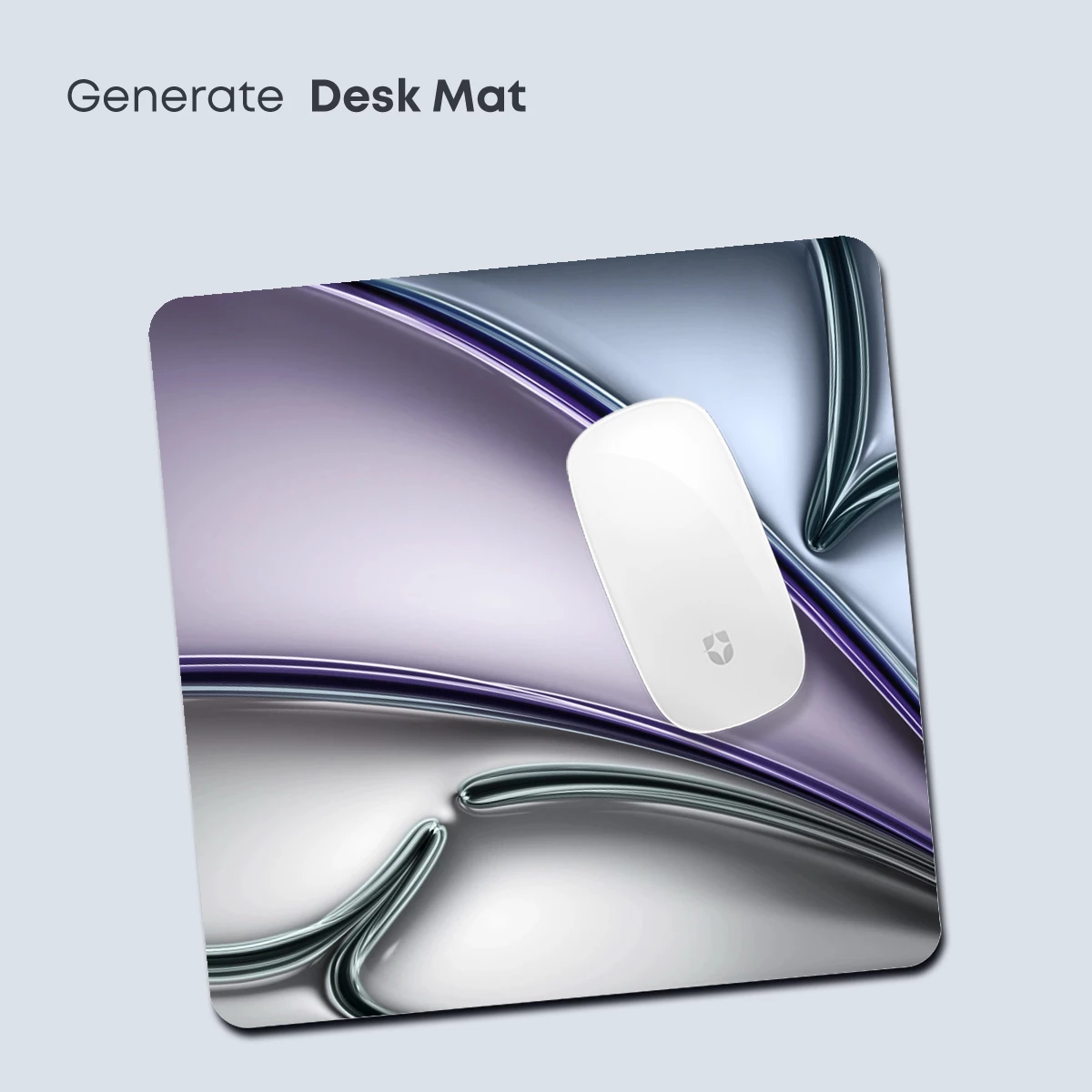 Fluid Metal Symphony: Abstract Waves in Silver and Purple - Image 4