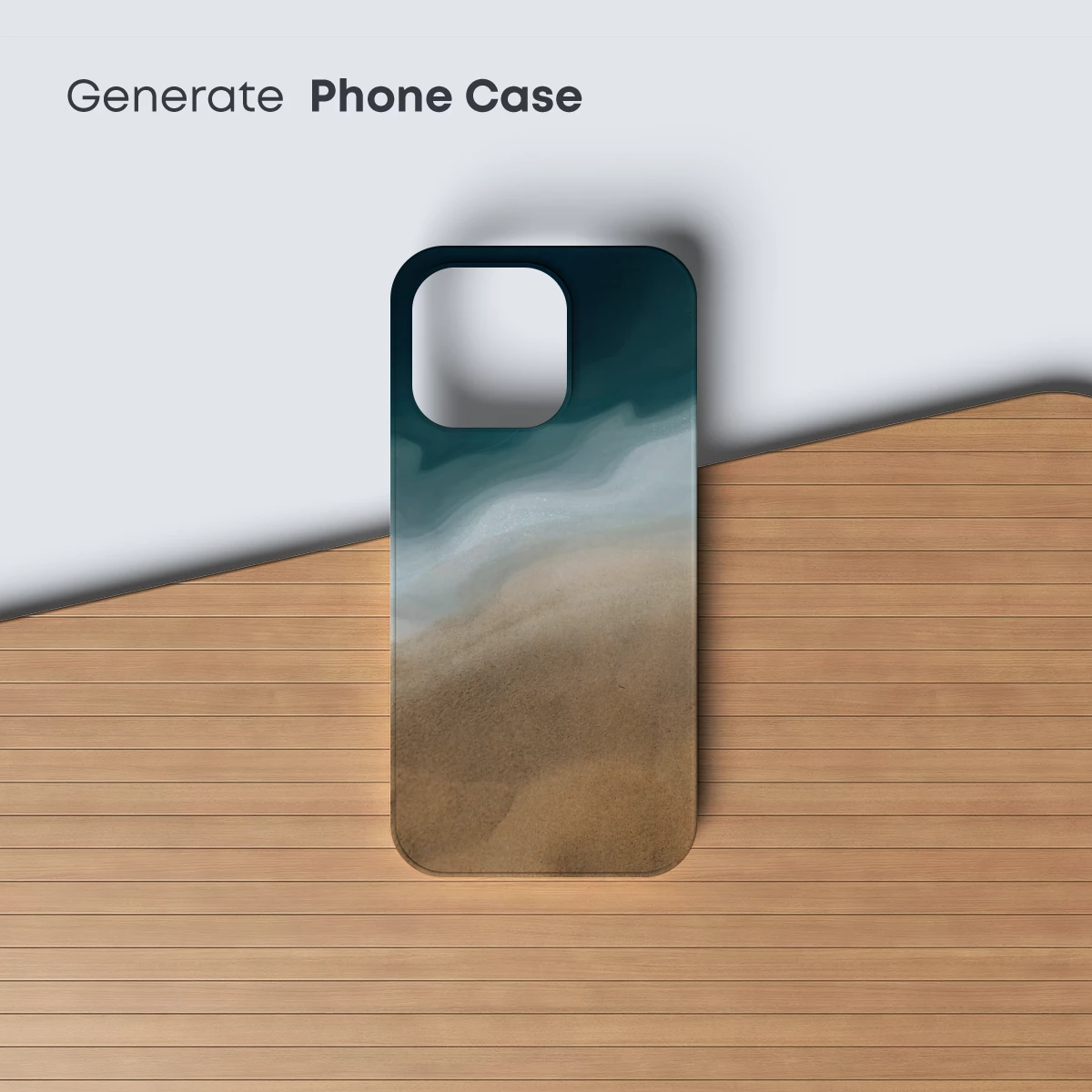 Ethereal Shoreline: Fusion of Sand and Sea - Image 3