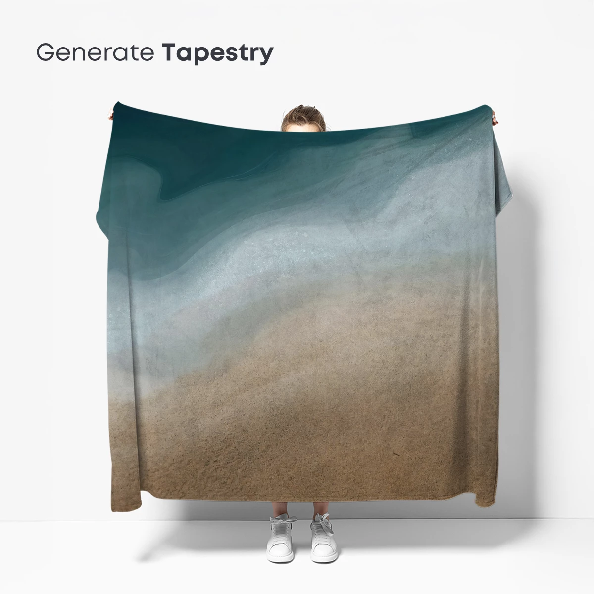 Ethereal Shoreline: Fusion of Sand and Sea - Image 5