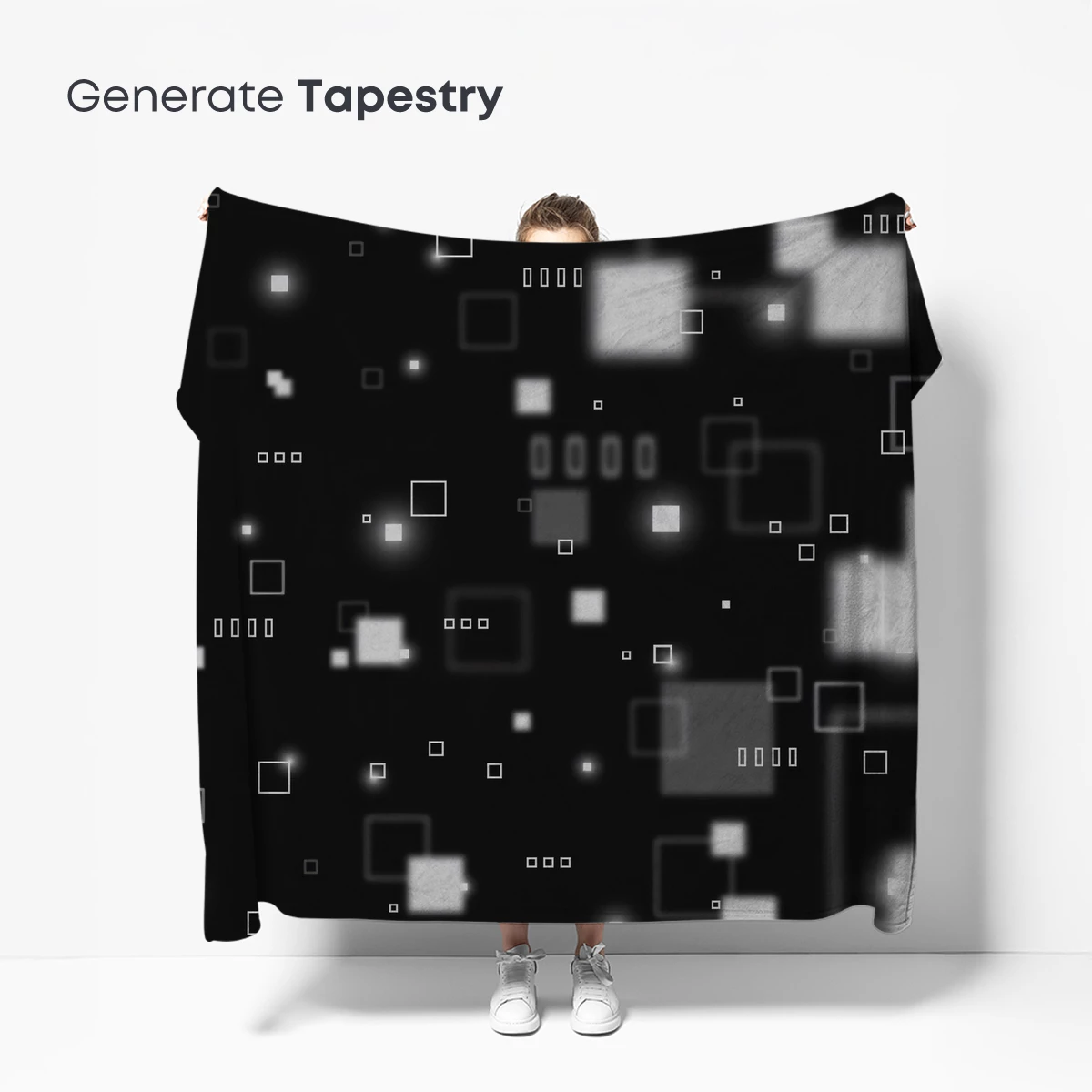 Geometric Nightfall: Digital Square Constellations - Image 5