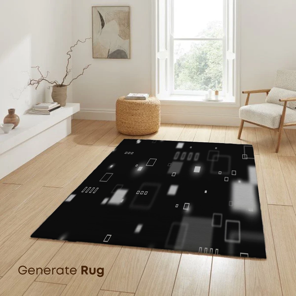 Geometric Nightfall: Digital Square Constellations - Image 6