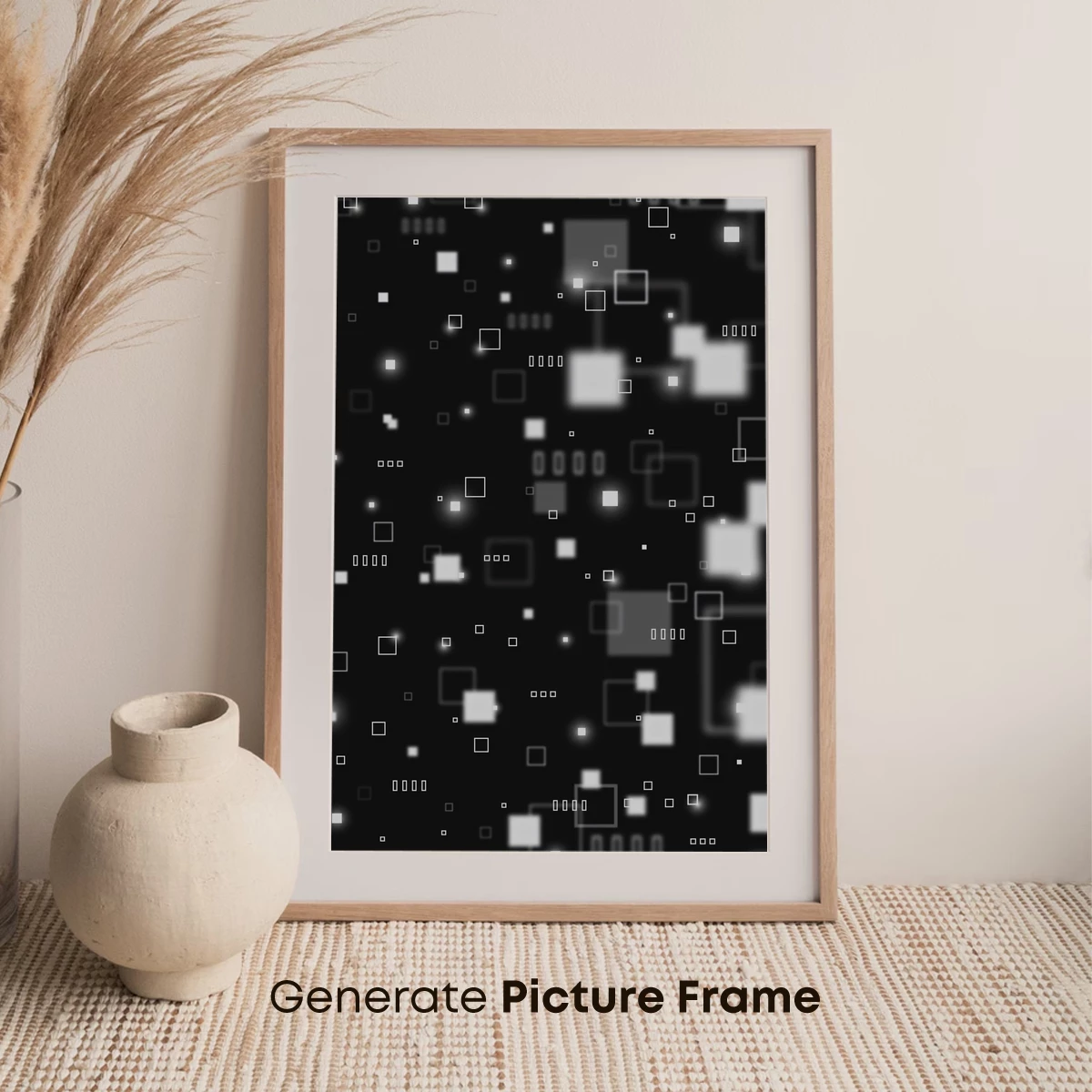 Geometric Nightfall: Digital Square Constellations - Image 7