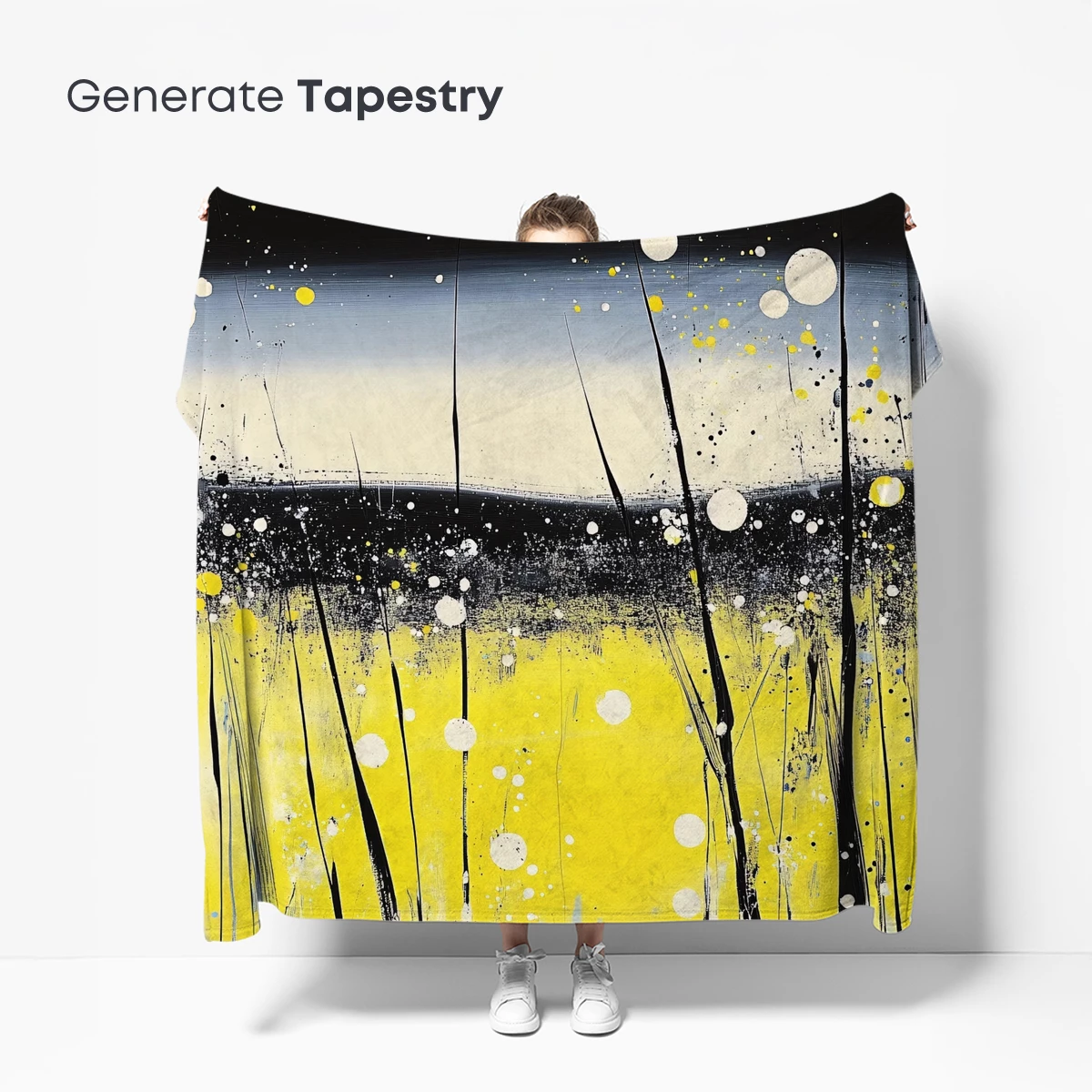 Golden Meadow Abstract: Modern Impressionism - Image 5