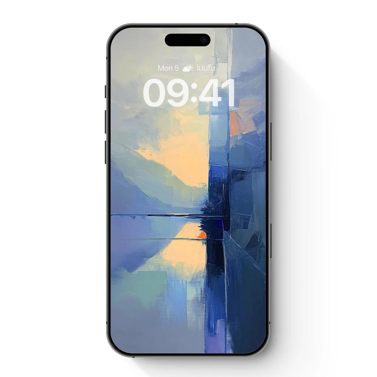 Abstract Reflections: Sunset Serenity