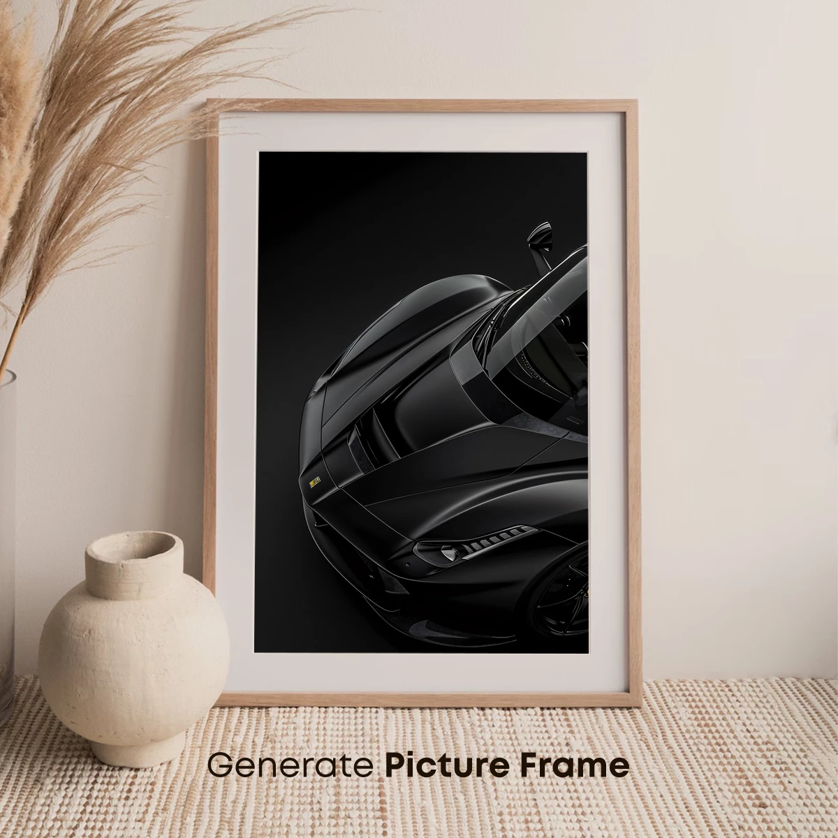Eclipse of Velocity: Futuristic Black Hypercar - Image 7
