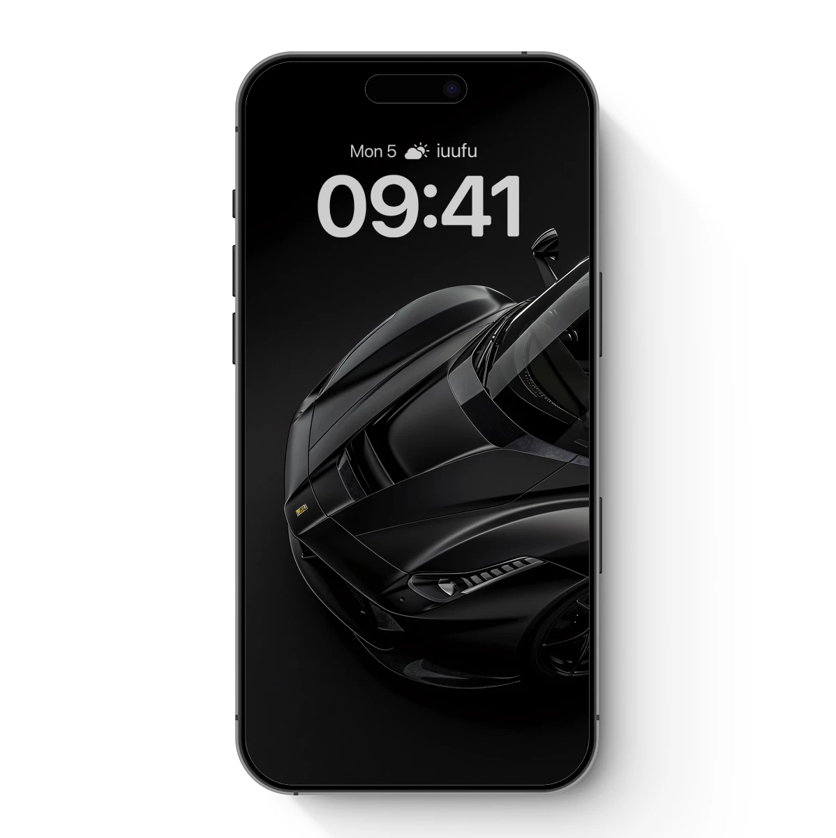 Eclipse of Velocity: Futuristic Black Hypercar