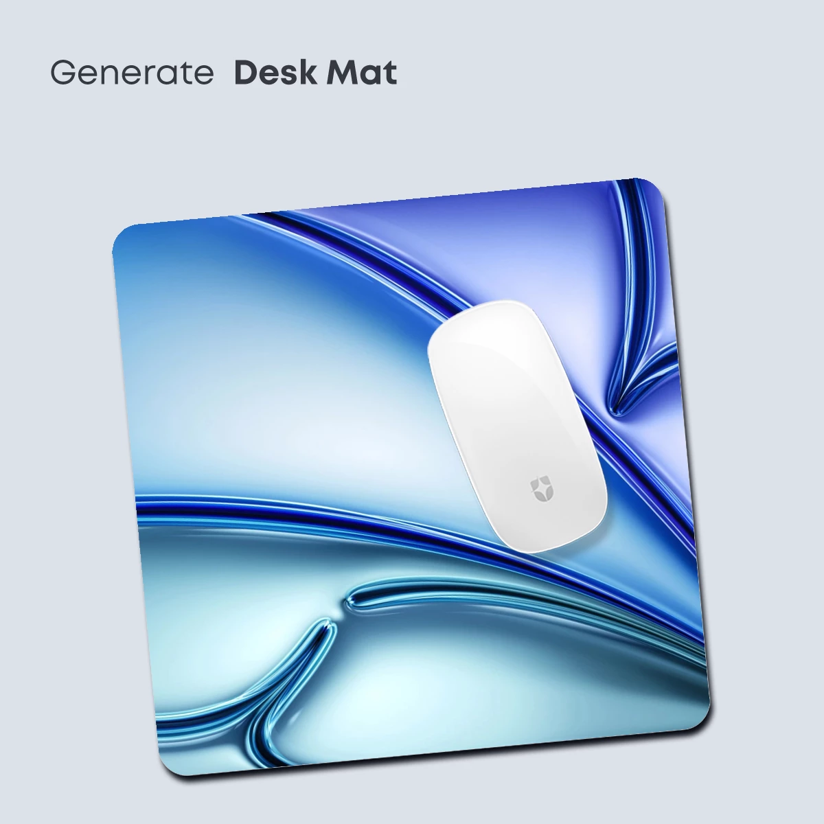 Blue Abstract Elegance: Fluid Curves and Gradient Harmony - Image 4