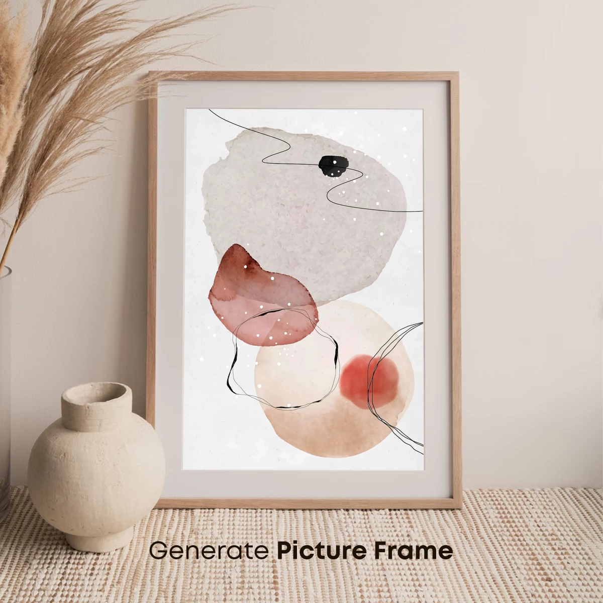 Abstract Harmony: Blended Circles and Curves - Image 7