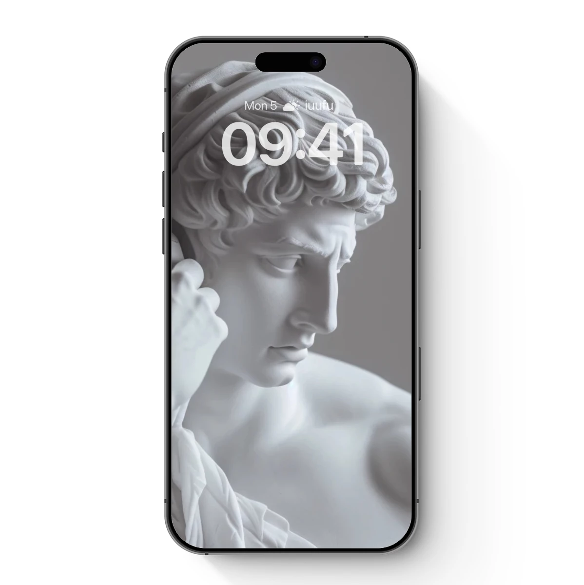 Marble Statue Meets Modern Tech