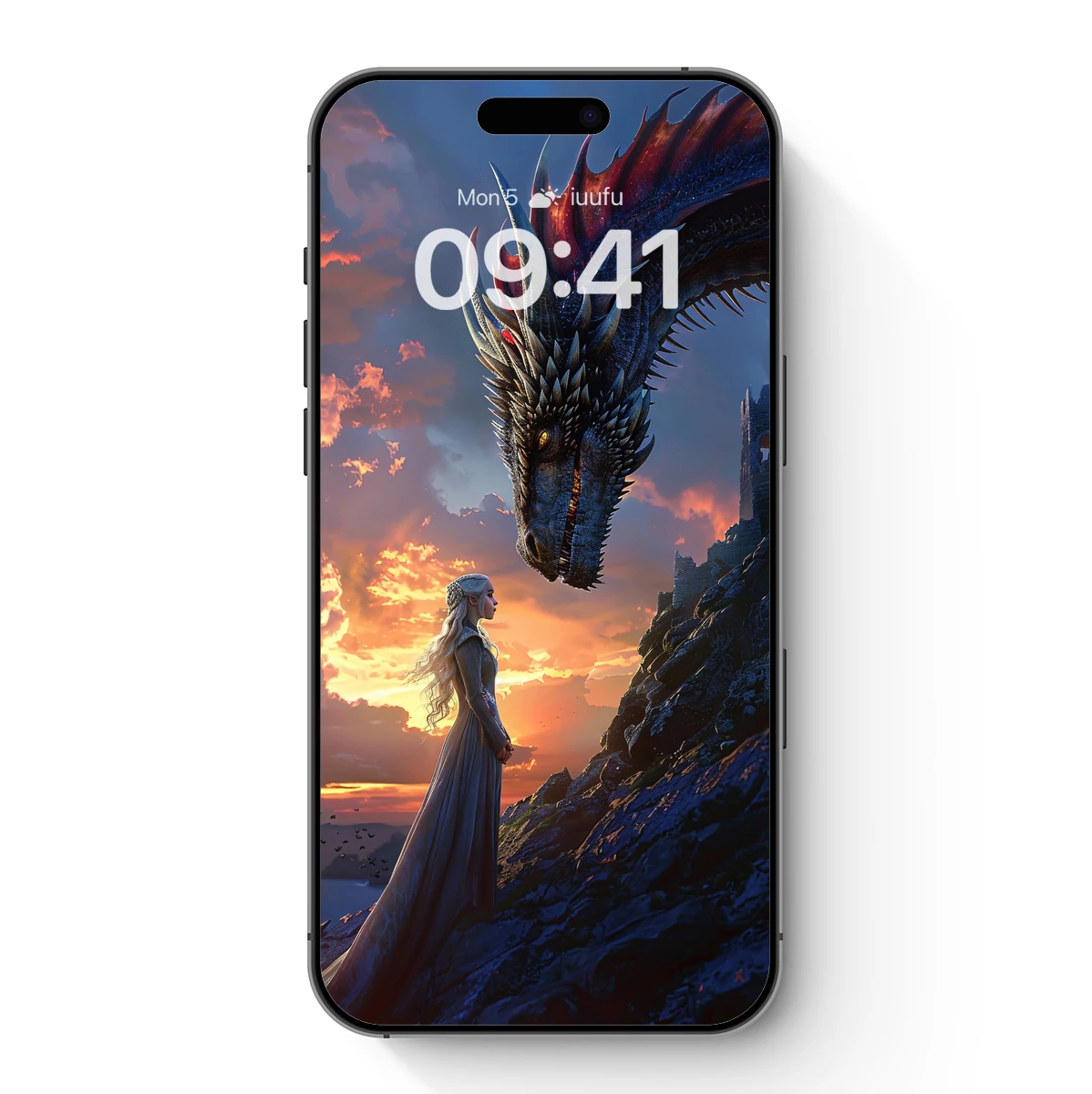 Dragon's Gaze: A Fantasy Encounter at Dusk