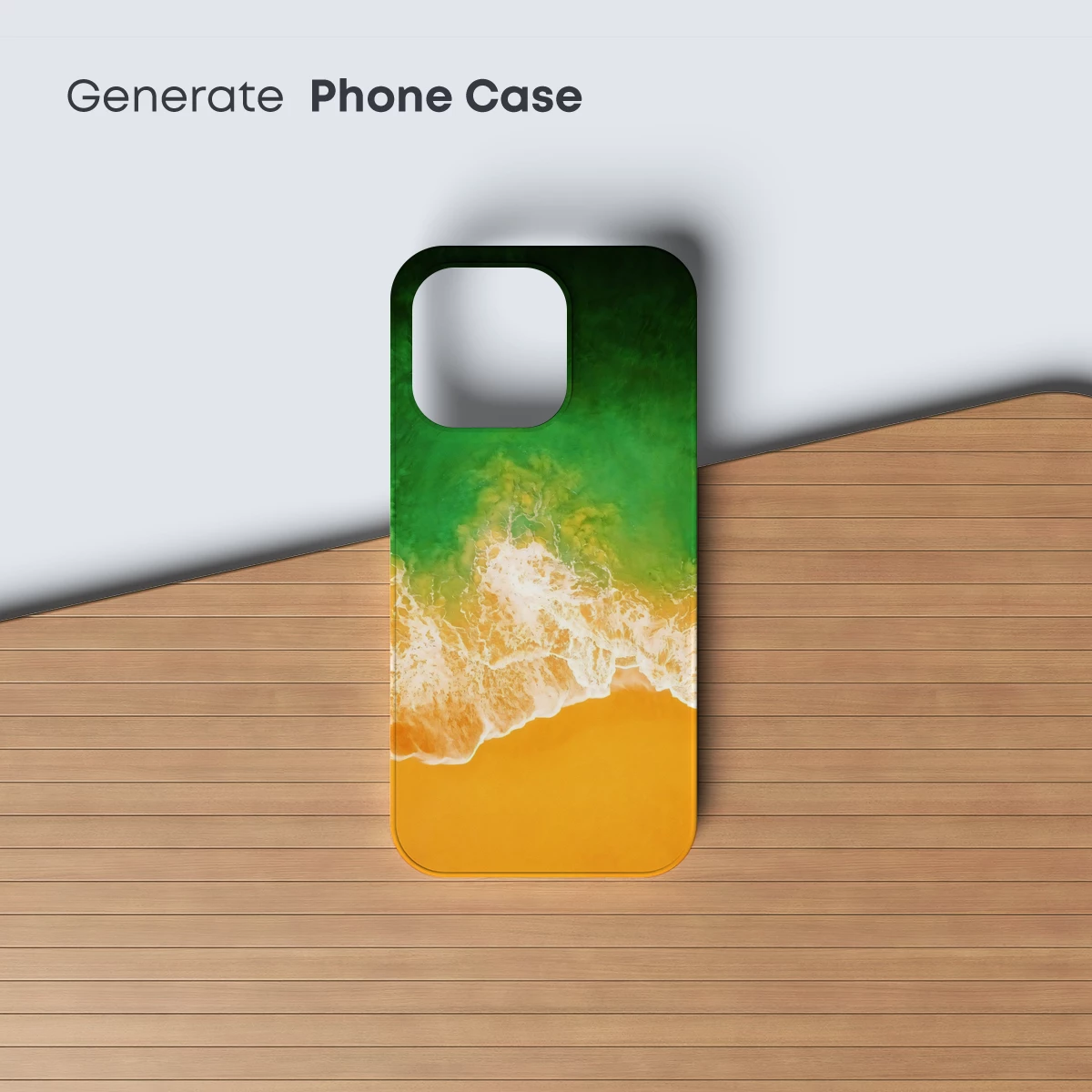 Emerald Waves Crashing on Golden Sands - Image 3