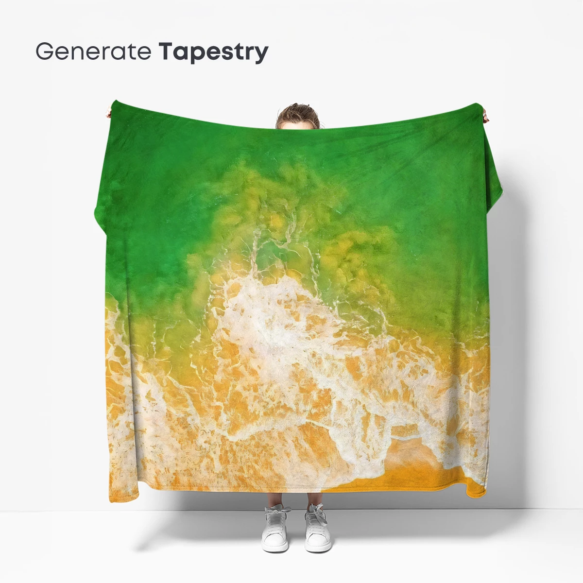 Emerald Waves Crashing on Golden Sands - Image 5