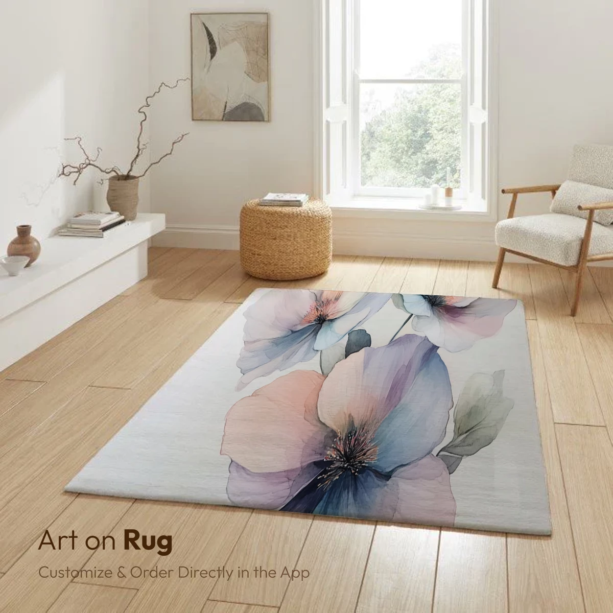 Ethereal Watercolor Blossoms: Soft Pastel Petals in Harmony - Image 6