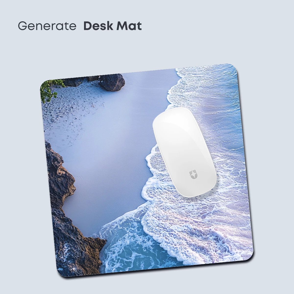 Serene Coastal Symphony: Waves Kiss White Sands - Image 4