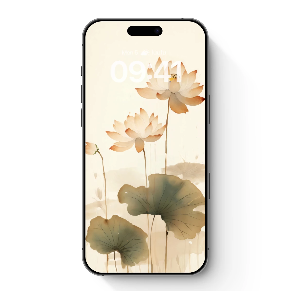 Elegant Lotus Serenity: Watercolor Harmony Elegant Lotus Serenity: Watercolor Harmony