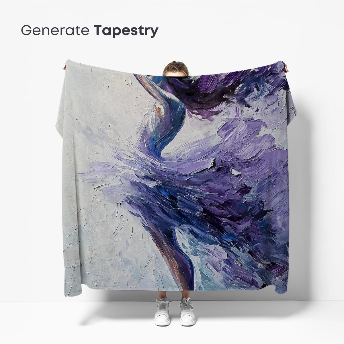 Ethereal Ballet: Purple Whirlwind in Motion - Image 5