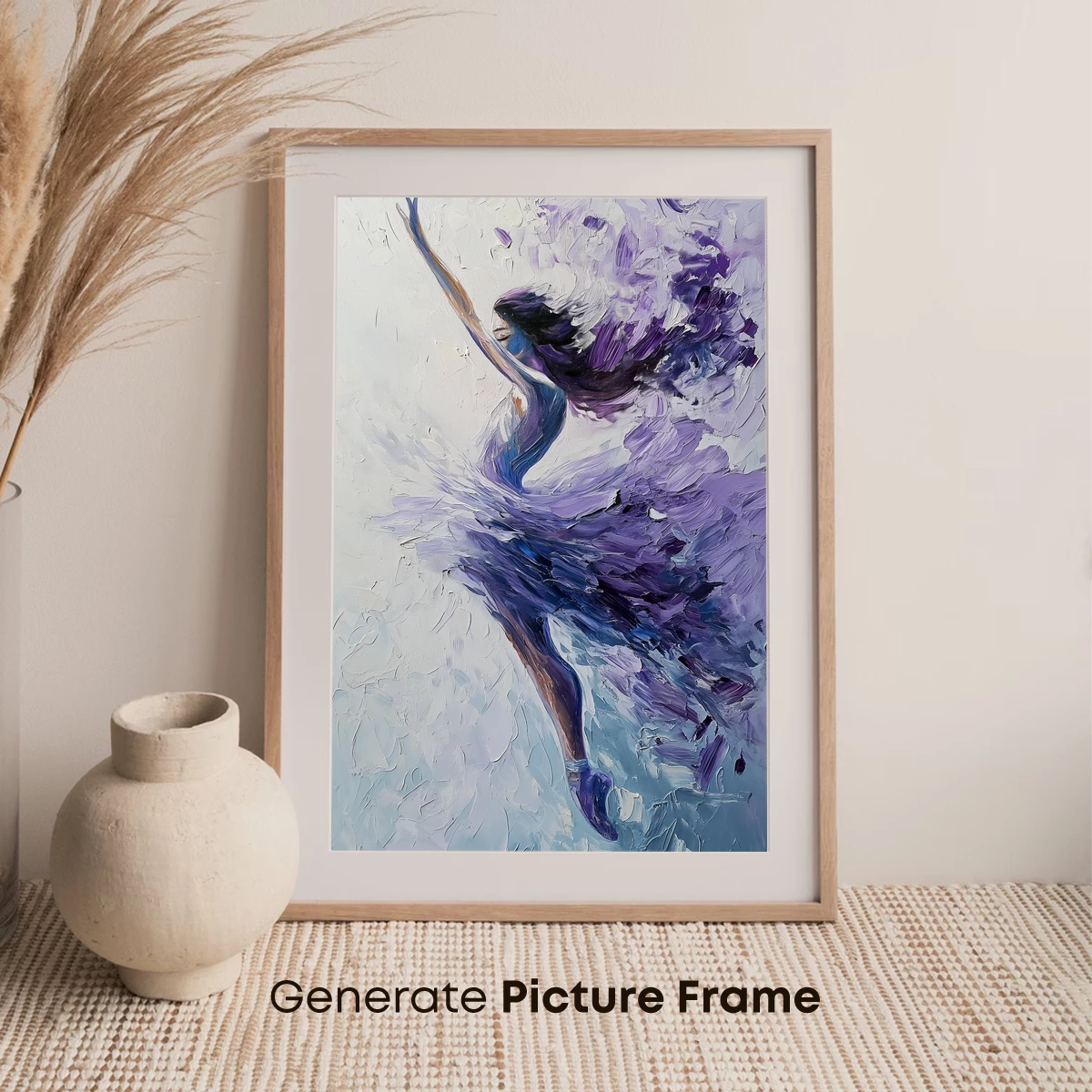 Ethereal Ballet: Purple Whirlwind in Motion - Image 7