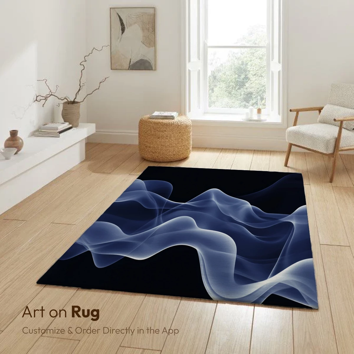 Ethereal Blue Waves: A Digital Symphony of Flow - Image 6