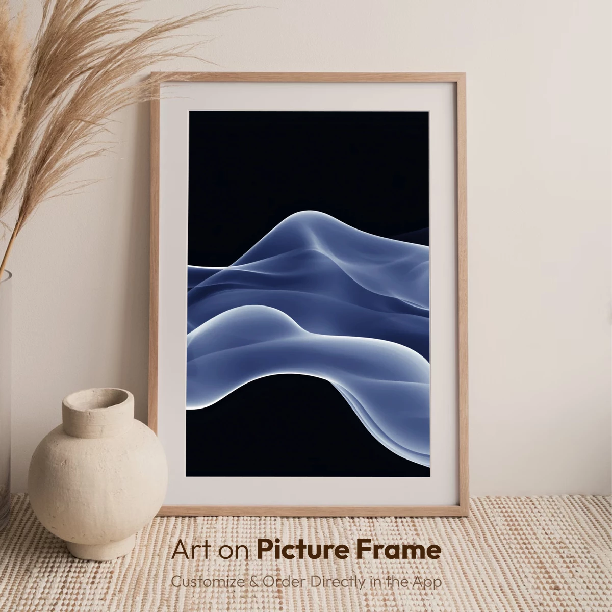 Ethereal Blue Waves: A Digital Symphony of Flow - Image 7