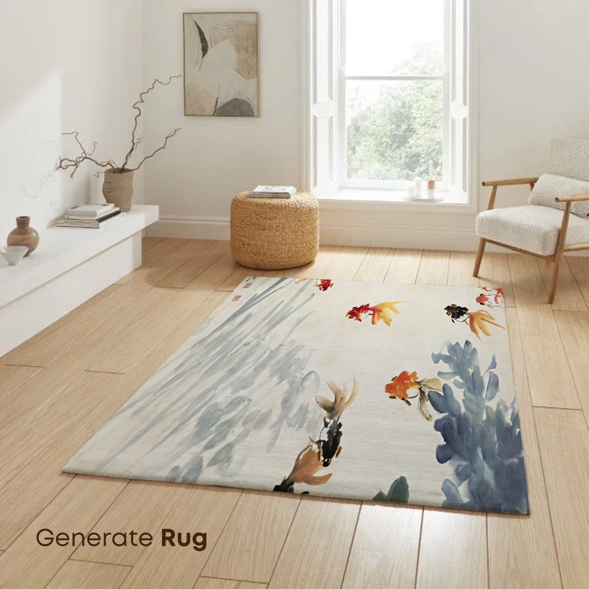 Goldfish Symphony in Ink: A Dance of Colors and Water - Image 6