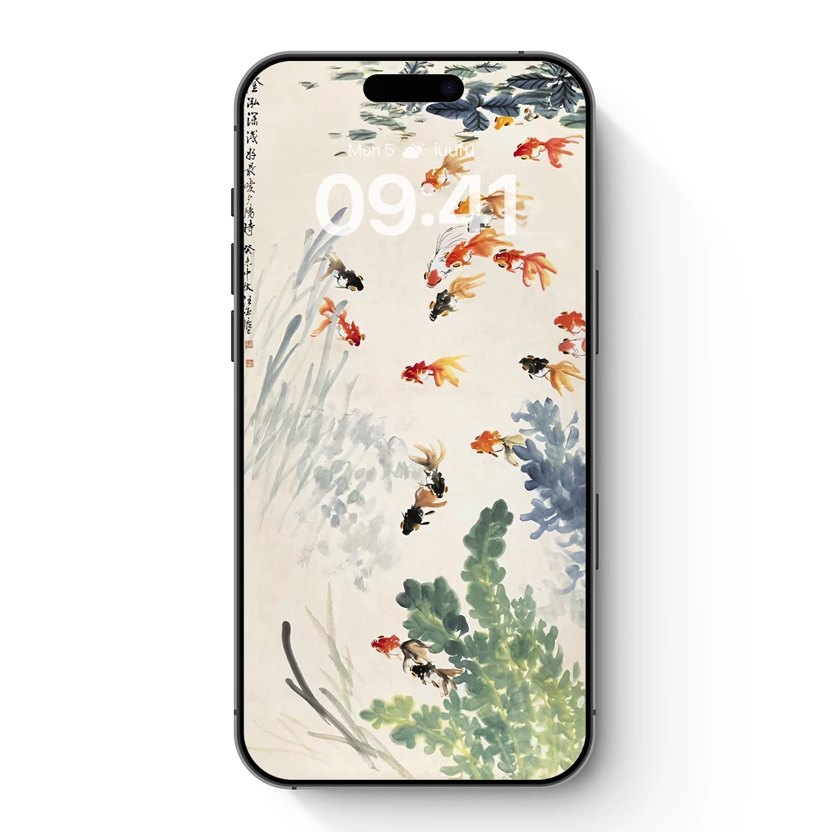 Goldfish Symphony in Ink: A Dance of Colors and Water