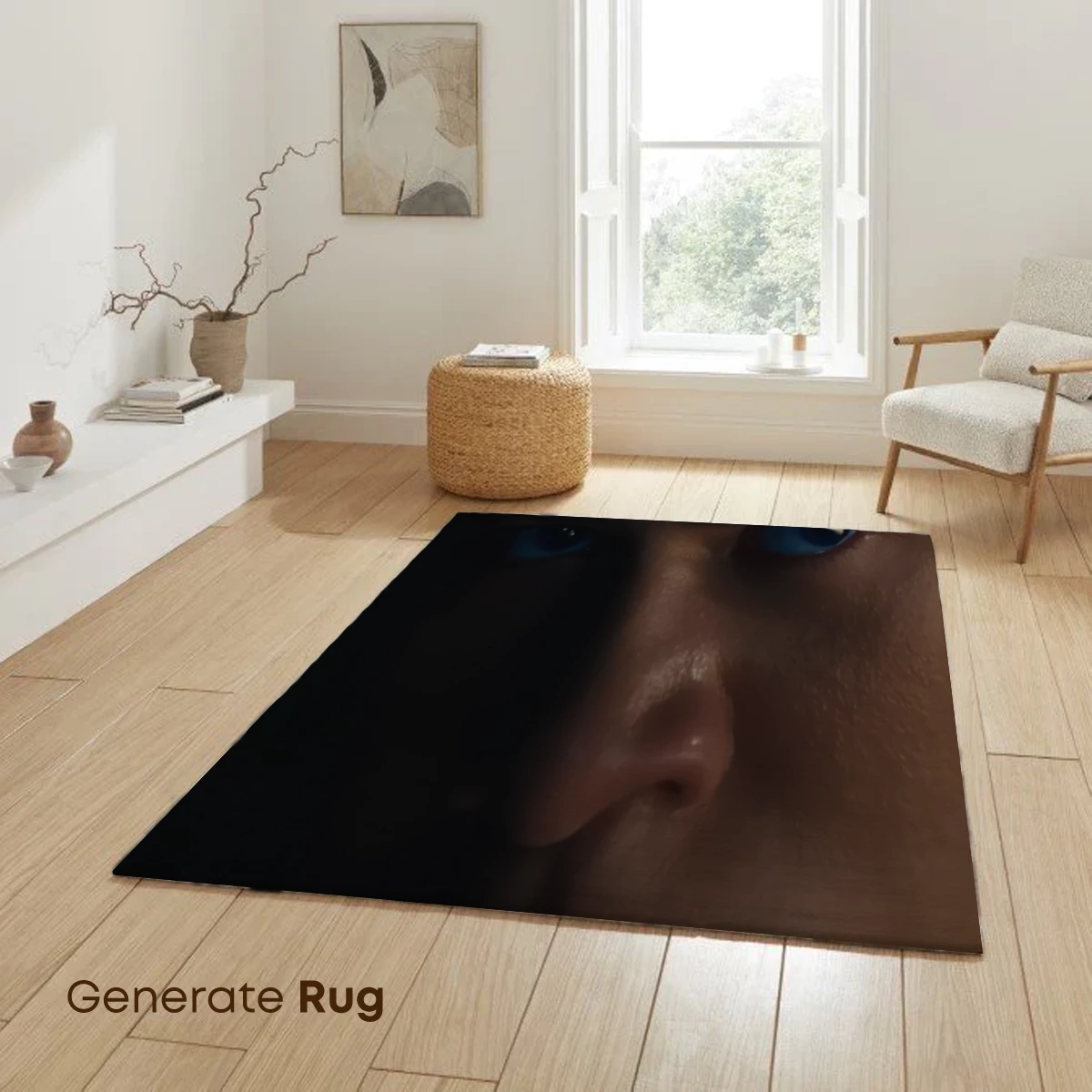 Ethereal Gaze: Illuminated Eyes in Shadows - Image 6