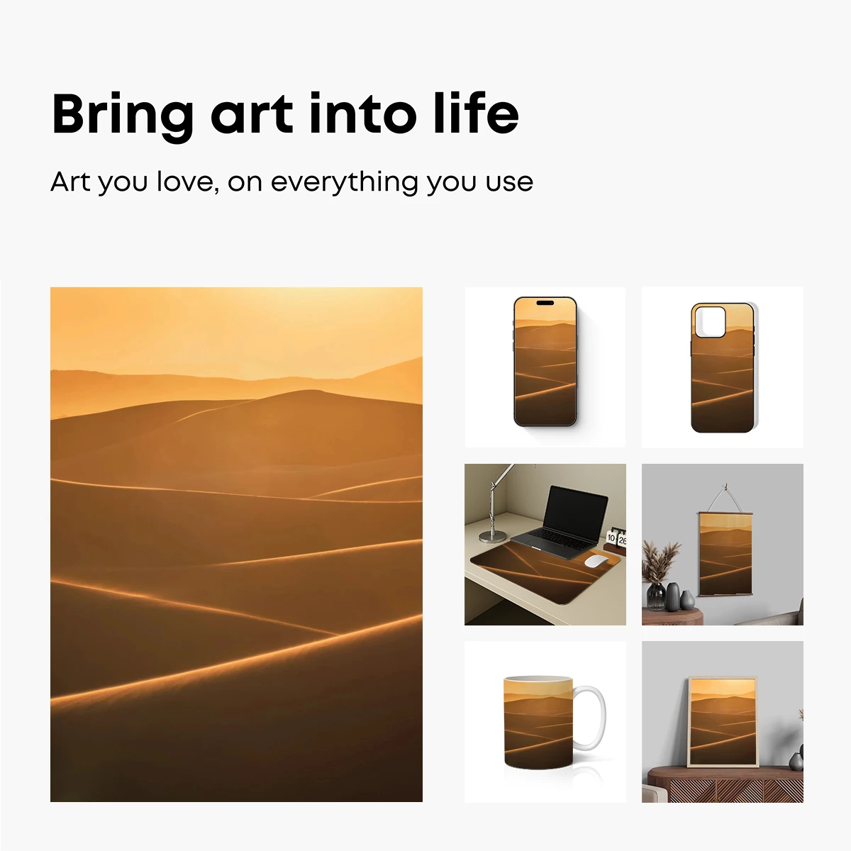 Golden Dunes at Sunset: A Symphony of Sand and Light - Image 2