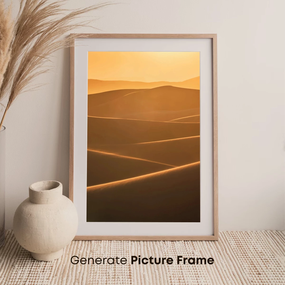 Golden Dunes at Sunset: A Symphony of Sand and Light - Image 7