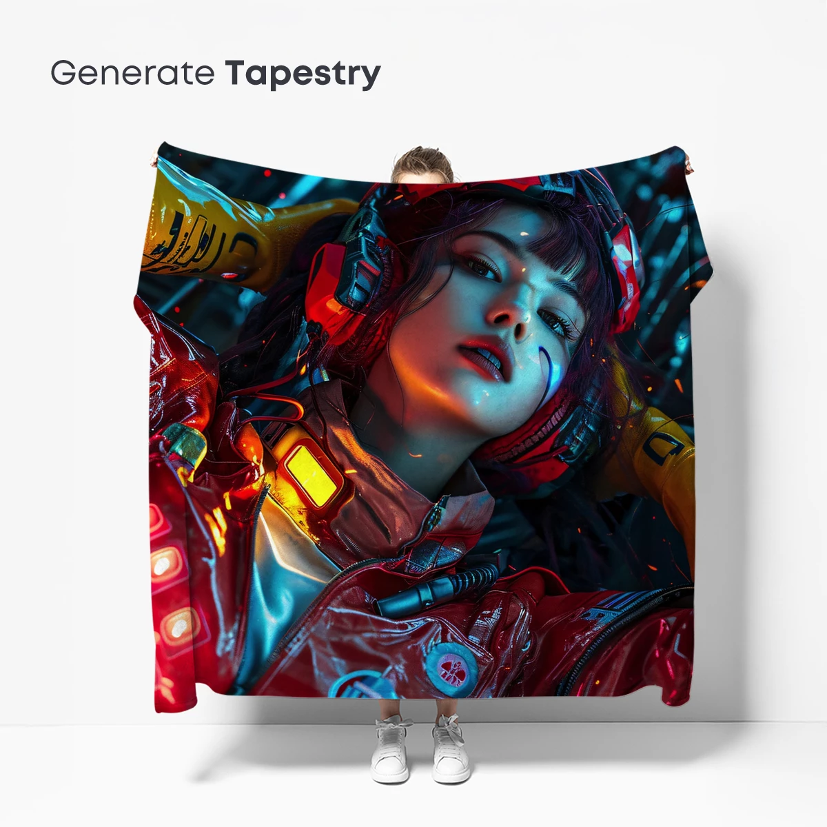 Cyberpunk Astronaut: Neon Dreams in Space - Image 5