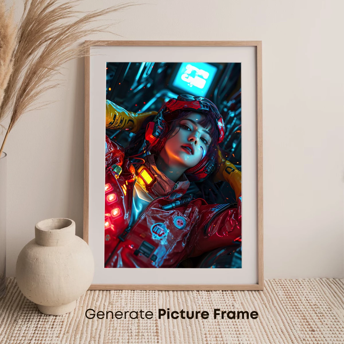 Cyberpunk Astronaut: Neon Dreams in Space - Image 7