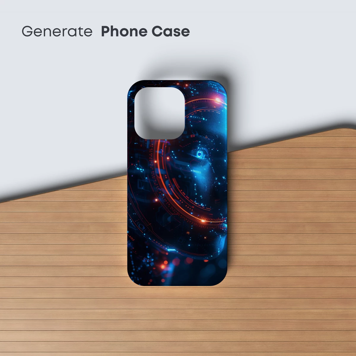 Cybernetic Vision: Futuristic Face in Neon Circuitry - Image 3