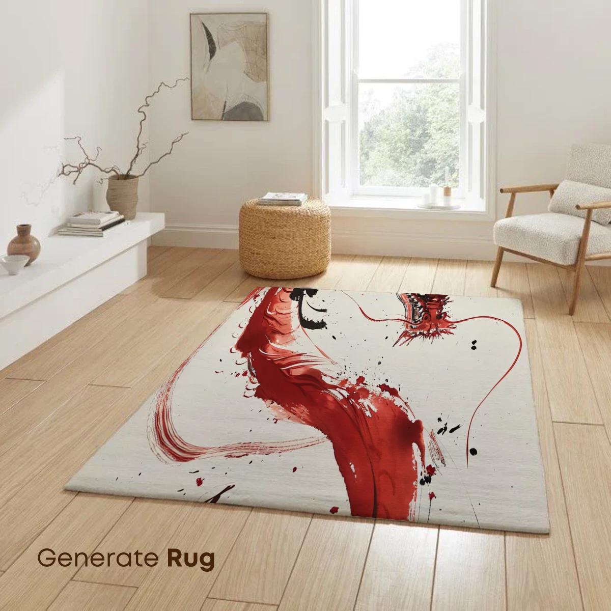 Crimson Dragon's Dance: Ink Art Mastery - Image 6