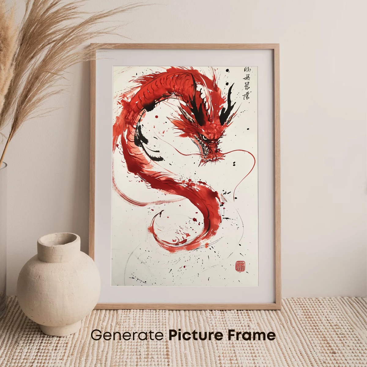 Crimson Dragon's Dance: Ink Art Mastery - Image 7