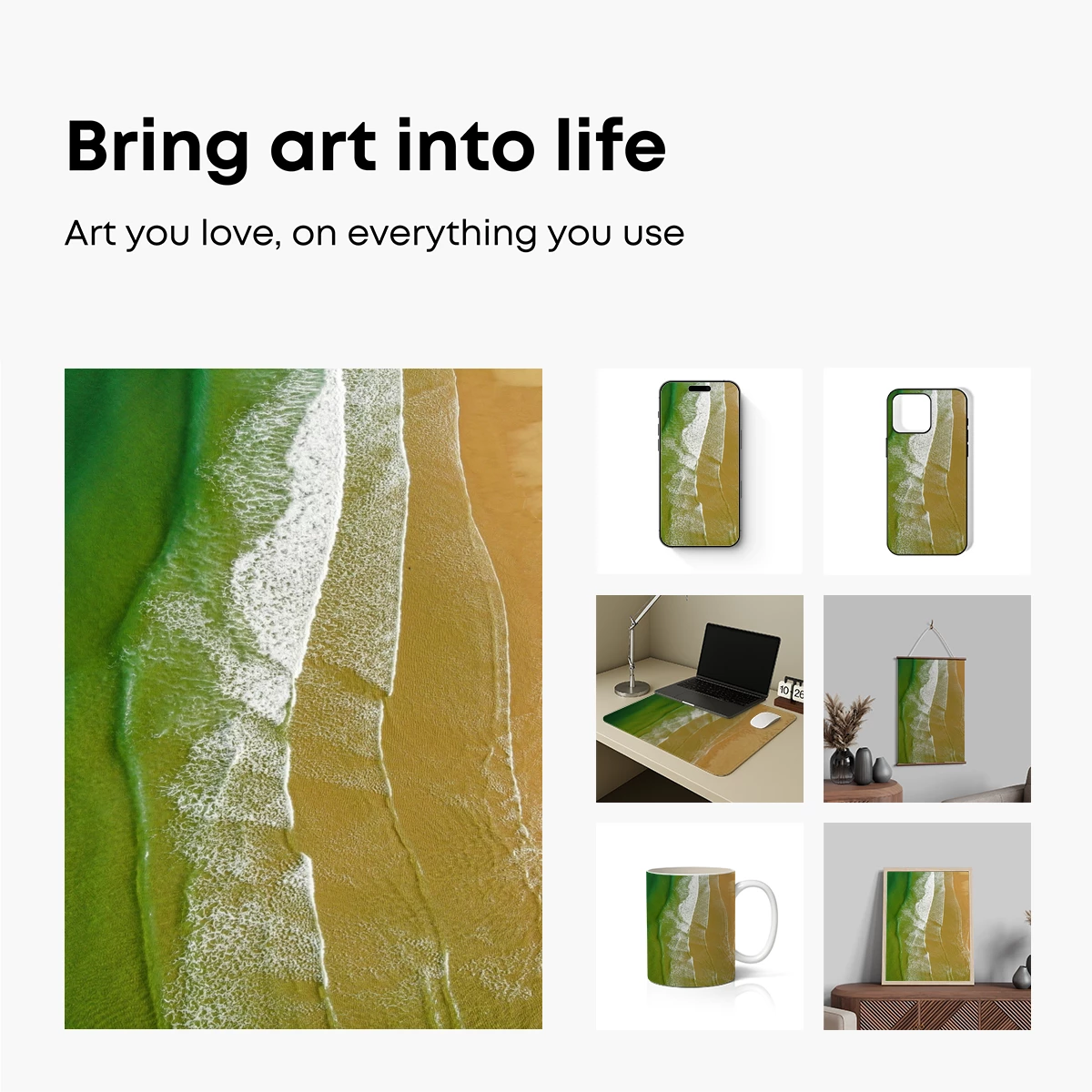 Aerial Symphony of Sea and Sand - Image 2