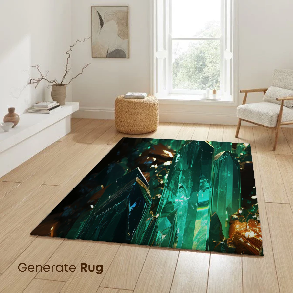Emerald Crystal Forest: Luminous Depths - Image 6