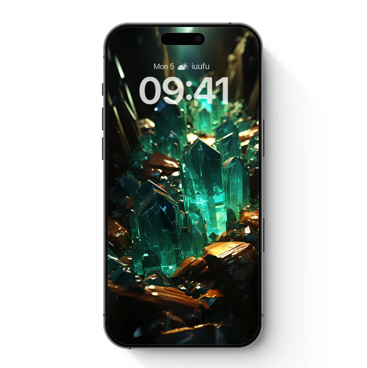 Emerald Crystal Forest: Luminous Depths Emerald Crystal Forest: Luminous Depths