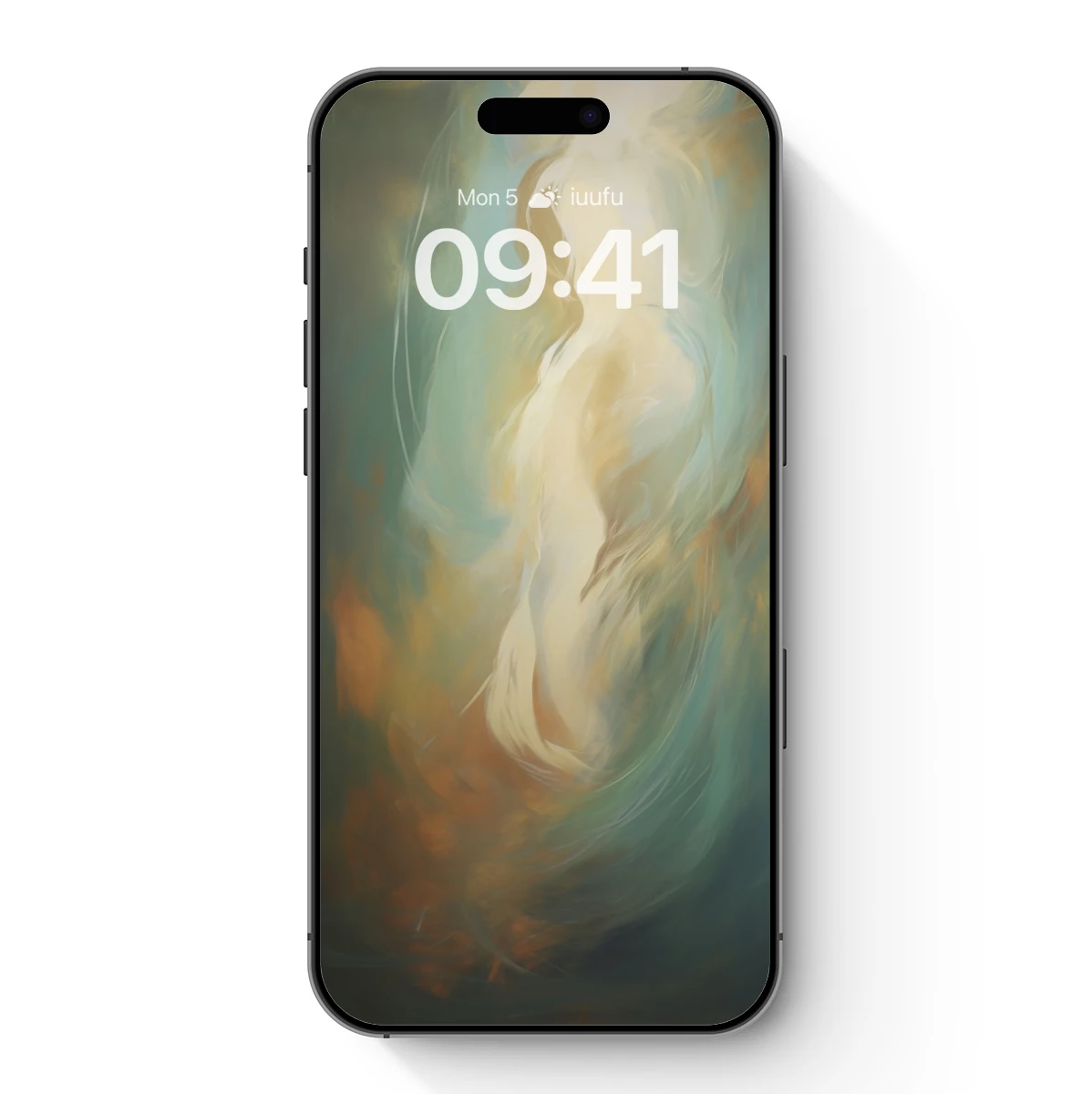 Ethereal Figure in Misty Hues