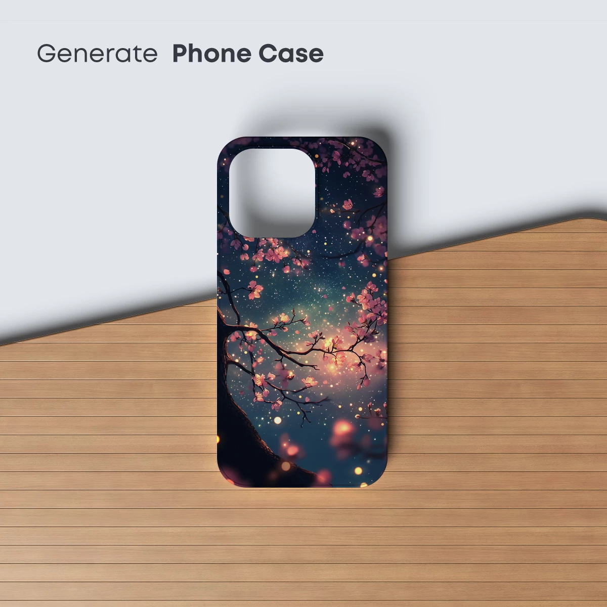 Cherry Blossom Night: A Celestial Symphony - Image 3