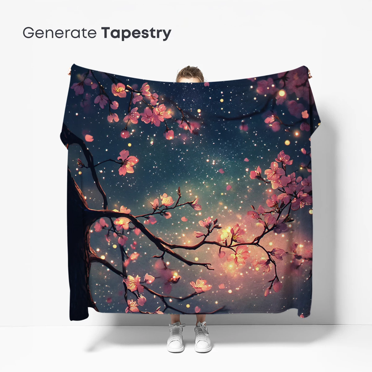 Cherry Blossom Night: A Celestial Symphony - Image 5