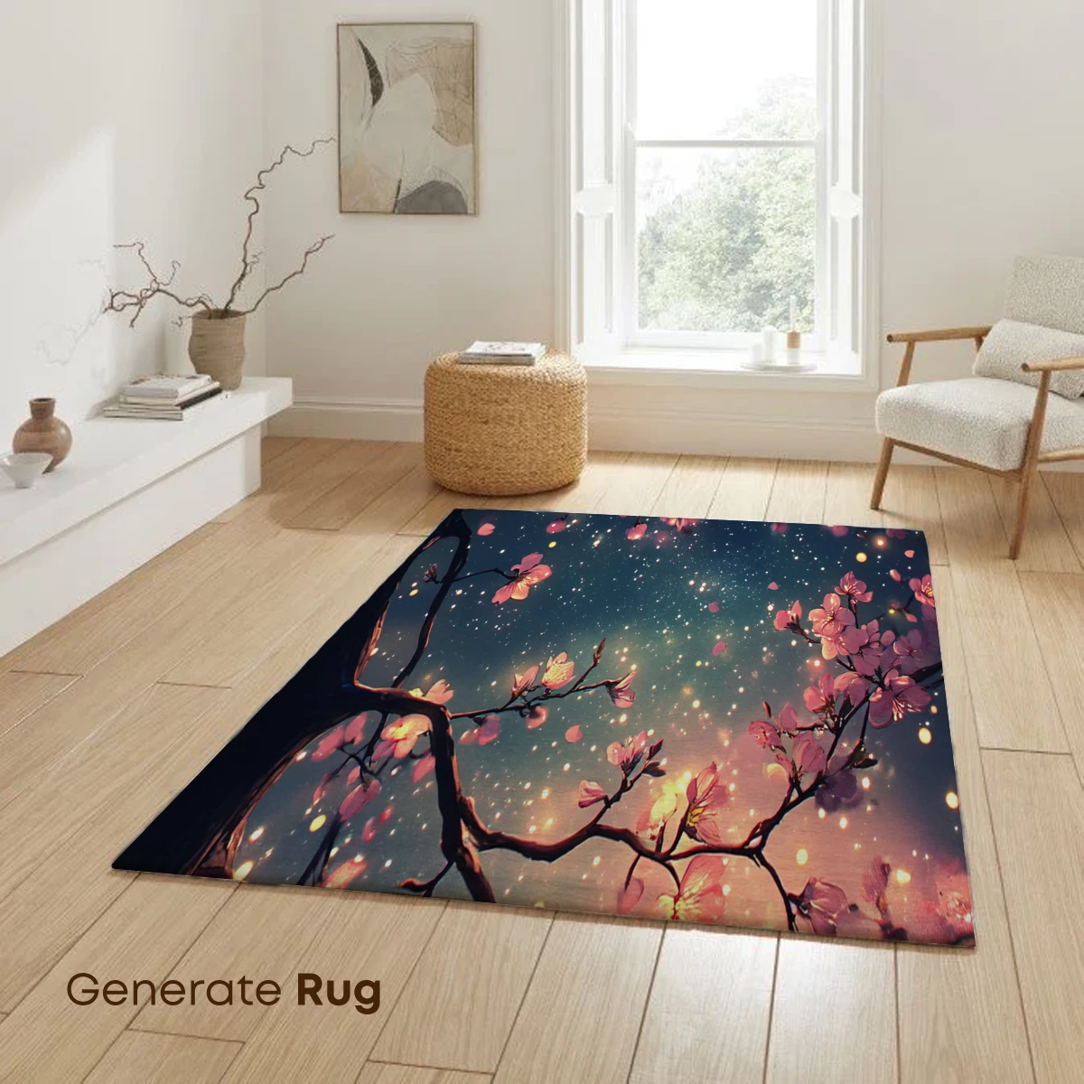 Cherry Blossom Night: A Celestial Symphony - Image 6