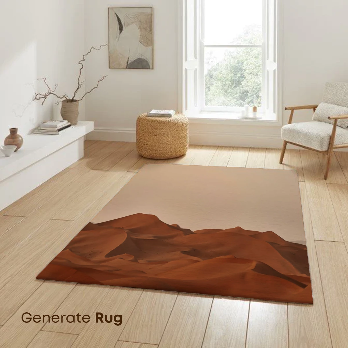 Golden Dunes at Dawn: Serene Desert Landscape - Image 6
