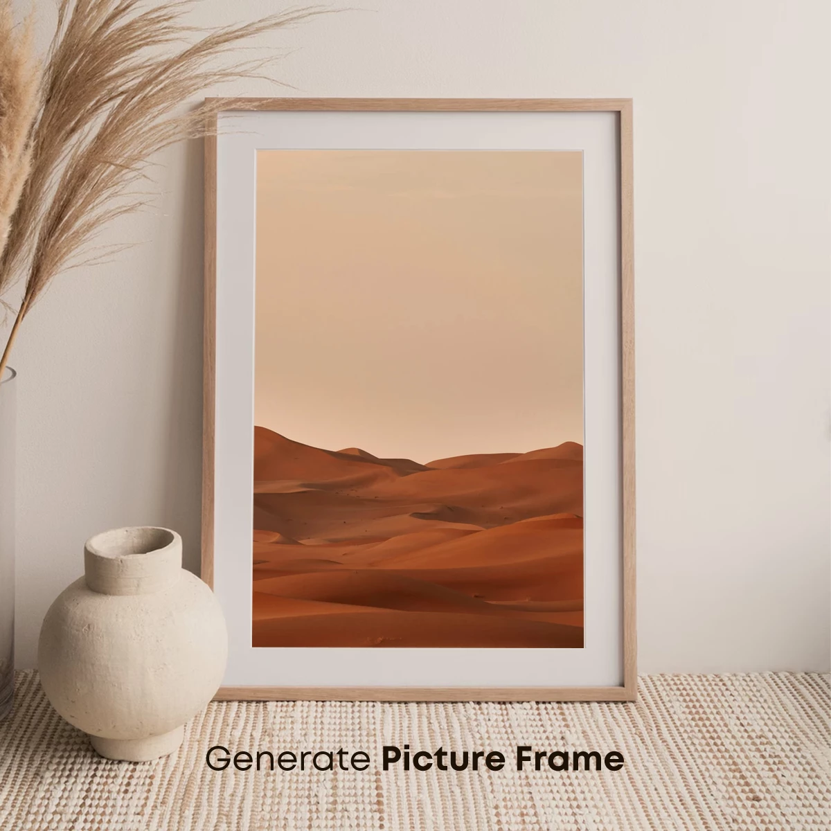 Golden Dunes at Dawn: Serene Desert Landscape - Image 7