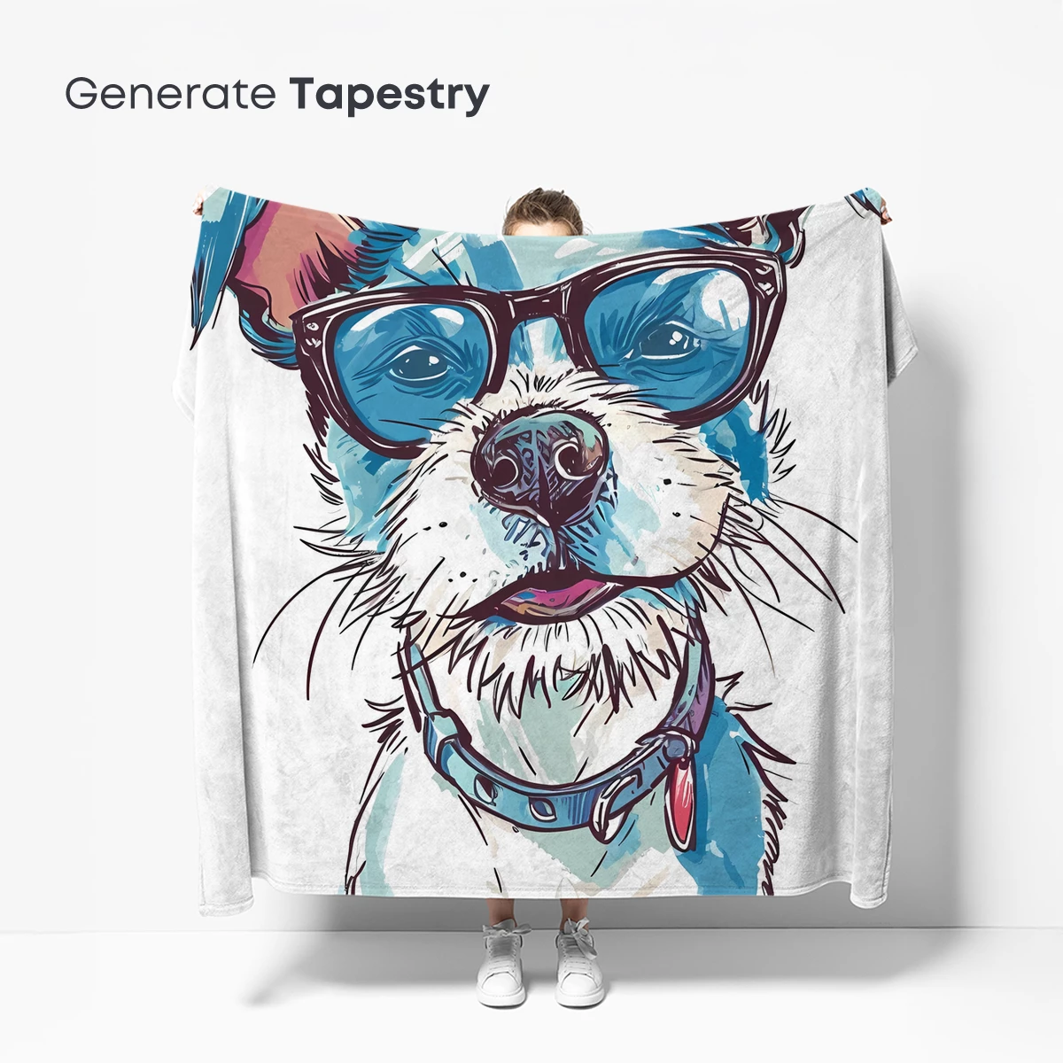 Cool Canine in Shades: Vibrant Pop Art Pooch - Image 5