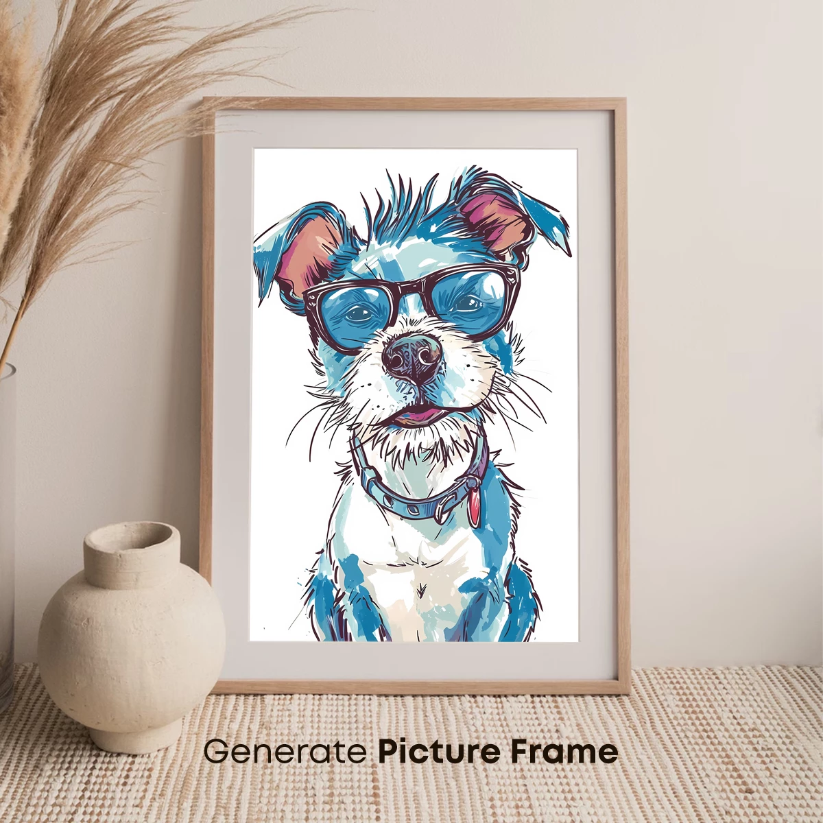 Cool Canine in Shades: Vibrant Pop Art Pooch - Image 7