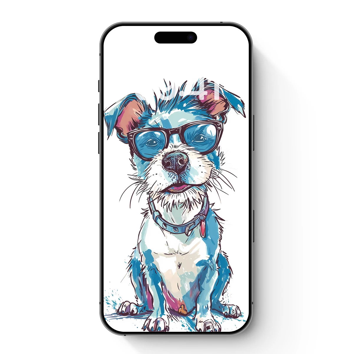 Cool Canine in Shades: Vibrant Pop Art Pooch
