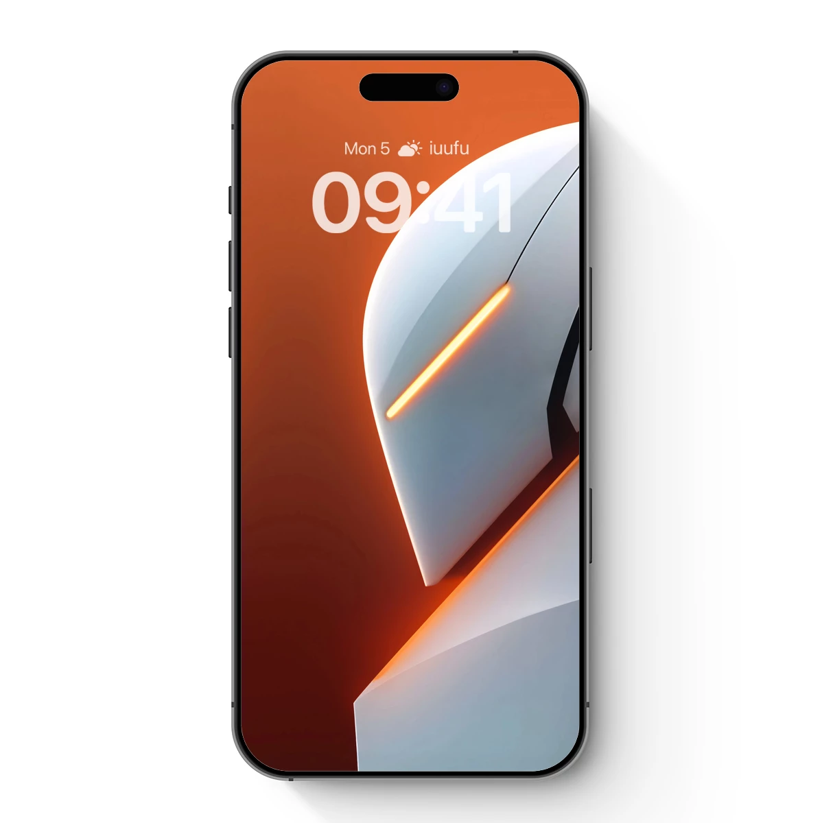 Futuristic Curve with Glowing Line