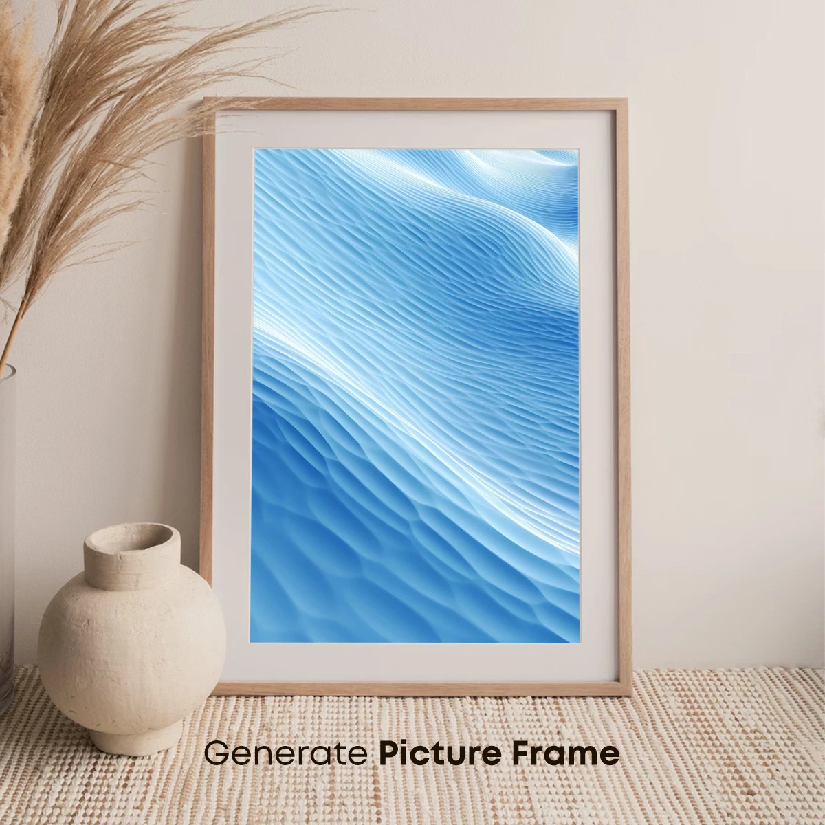 Ethereal Blue Dunes: A Symphony of Sand and Sky - Image 7