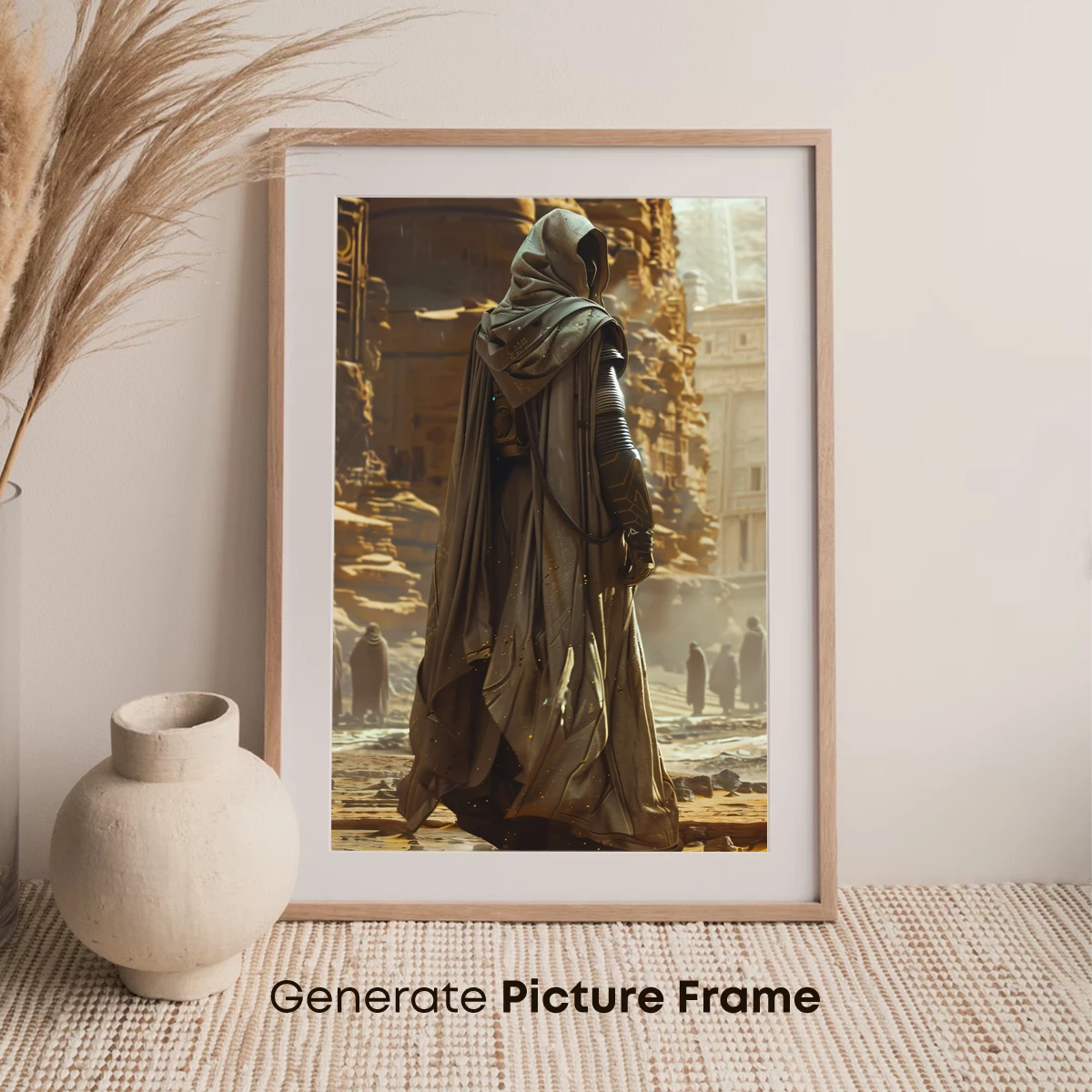 Desert Nomad in Futuristic Robes - Image 7