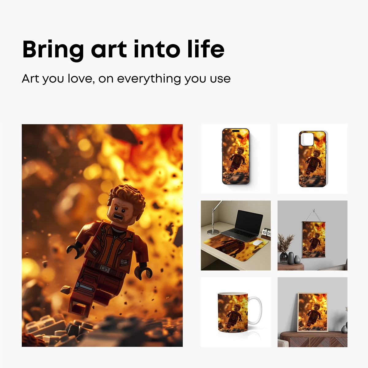 Lego Hero in Fiery Odyssey - Image 2